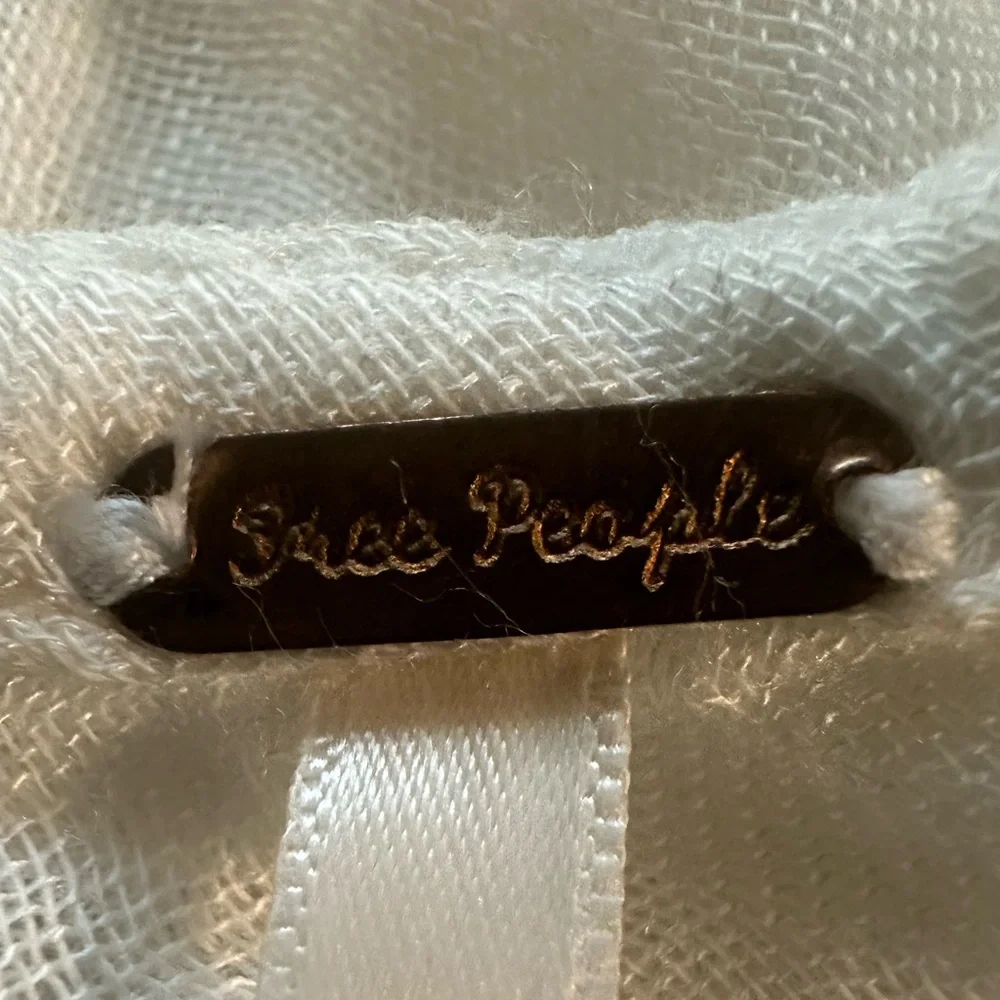 Free People Ivory Massima Reversible Twisted Strap Tank Top Gauzey Lightweight - Picture 10 of 13